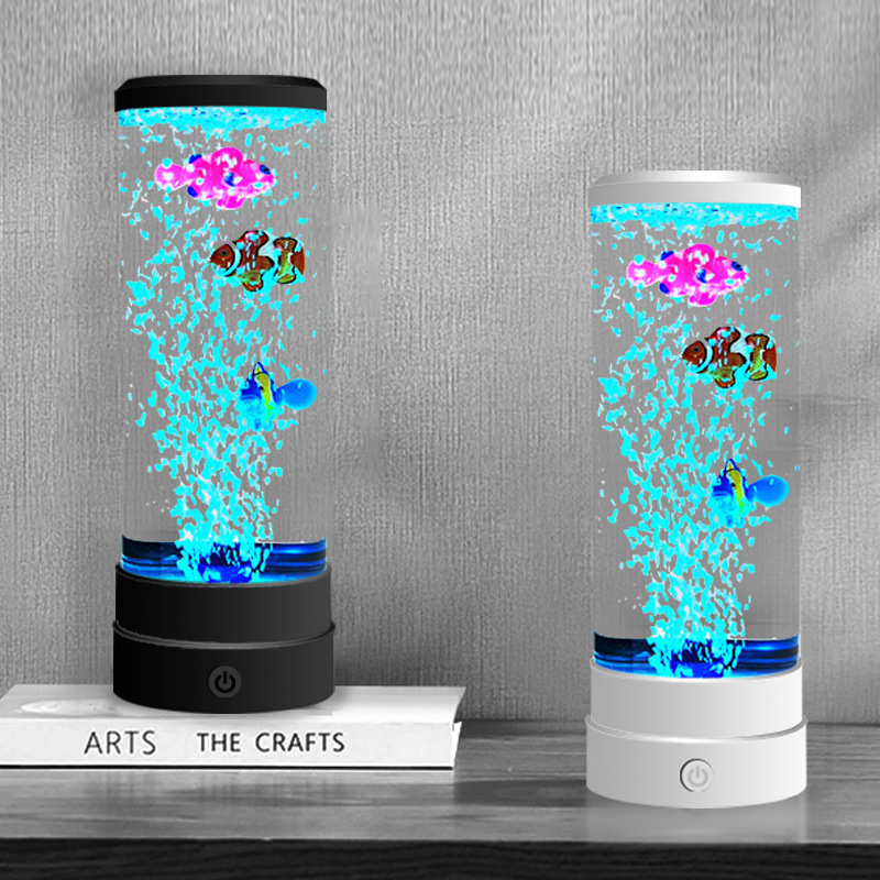 Home Decor Halloween - Simulated LED Multi-color Bubble Fish Atmosphere
