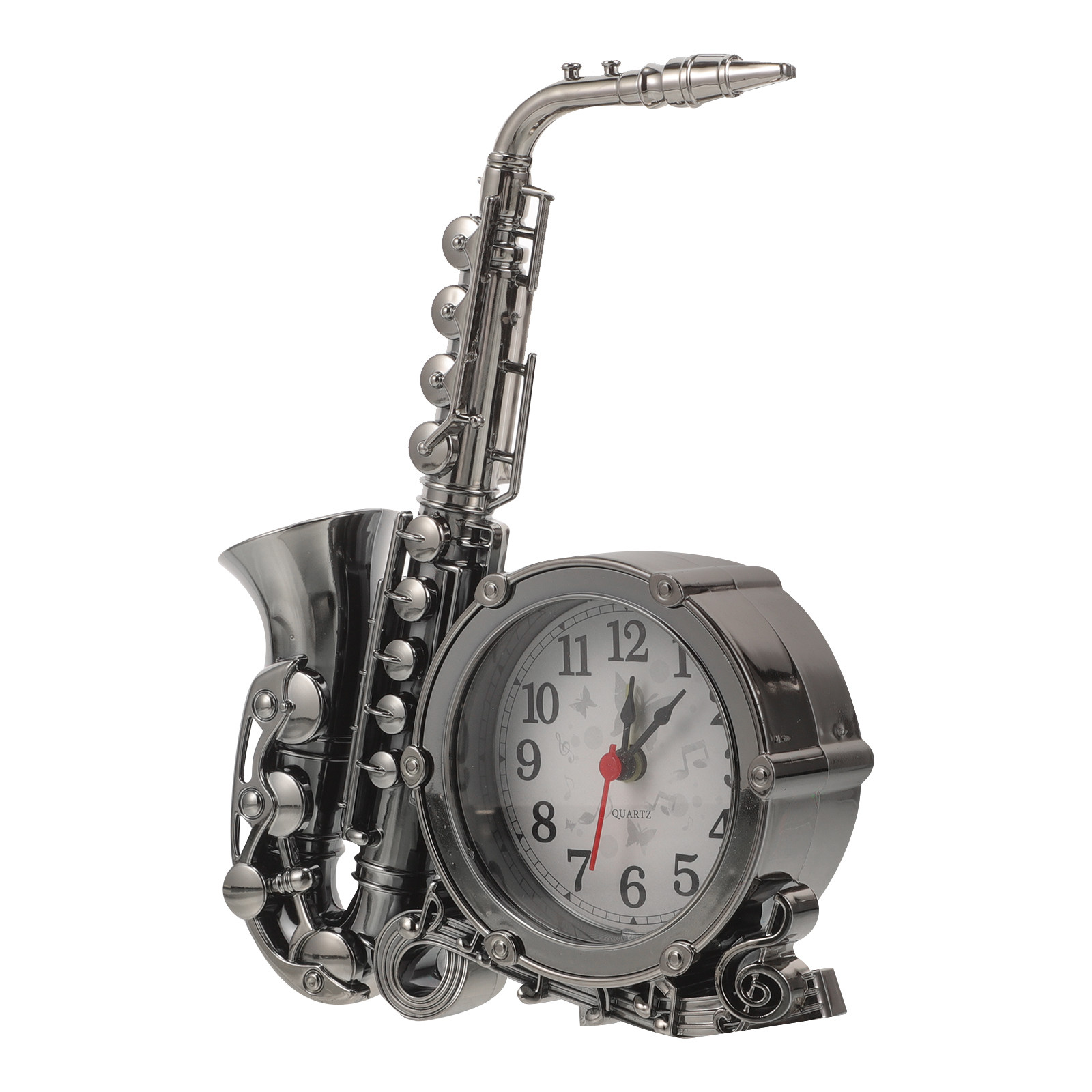 Vintage Alarm Clock - Saxophone Shaped Retro Vintage Alarm Clock