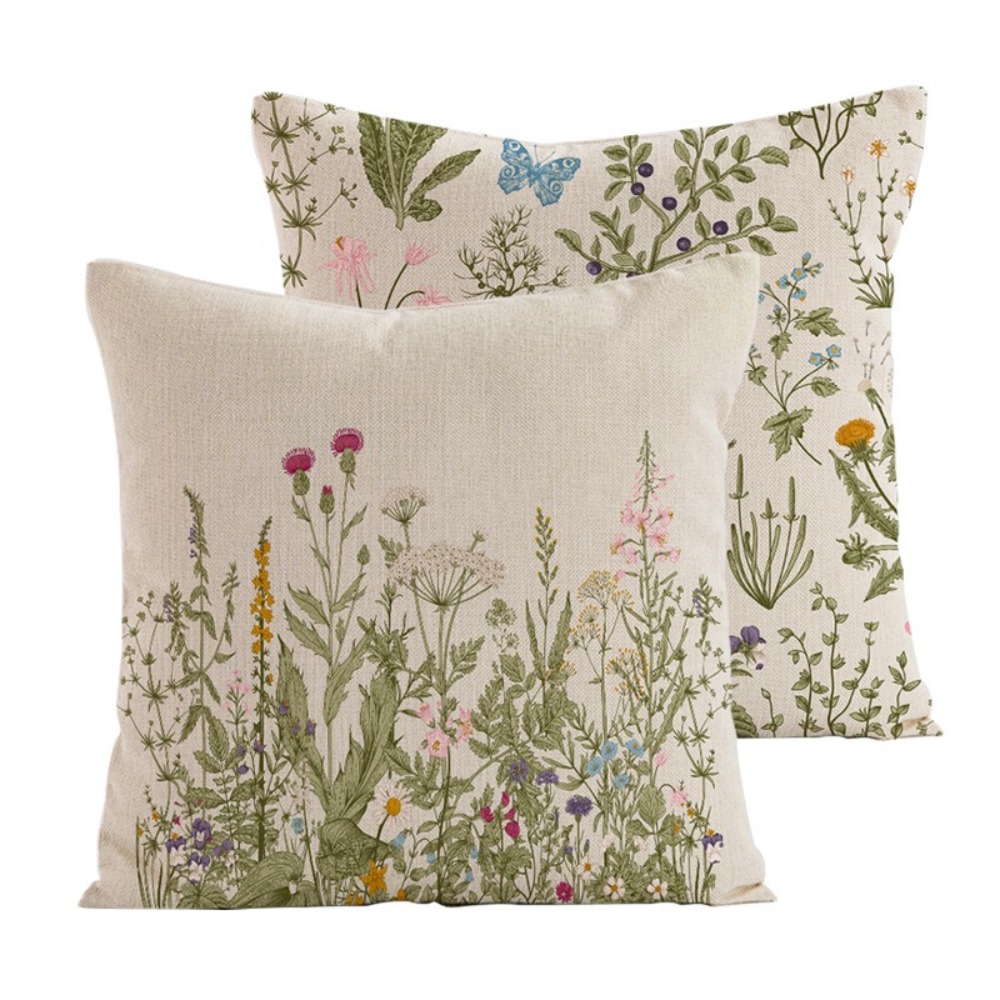 X Home Decor - New Wildflower Pillow Cover Farmhouse Style