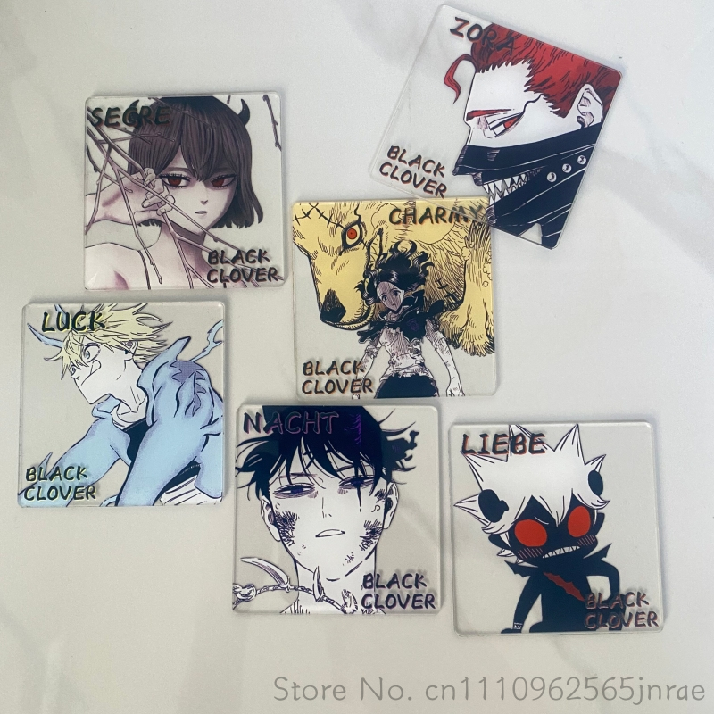 X Home Decor - Black Clover Anime Creative Acrylic Coaster