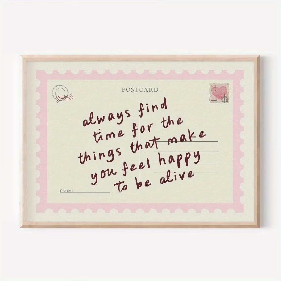 Home Decor Aesthetic - Retro Postcards That Encourage Spending Time