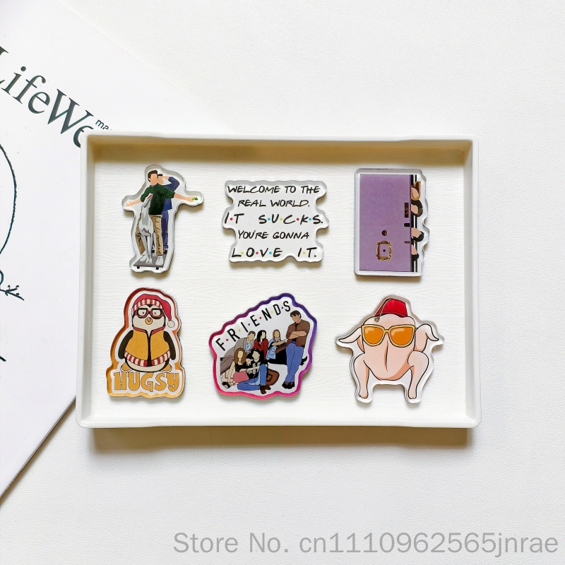 X Home Decor - Friends Tv Show Transparent Acrylic Fridge