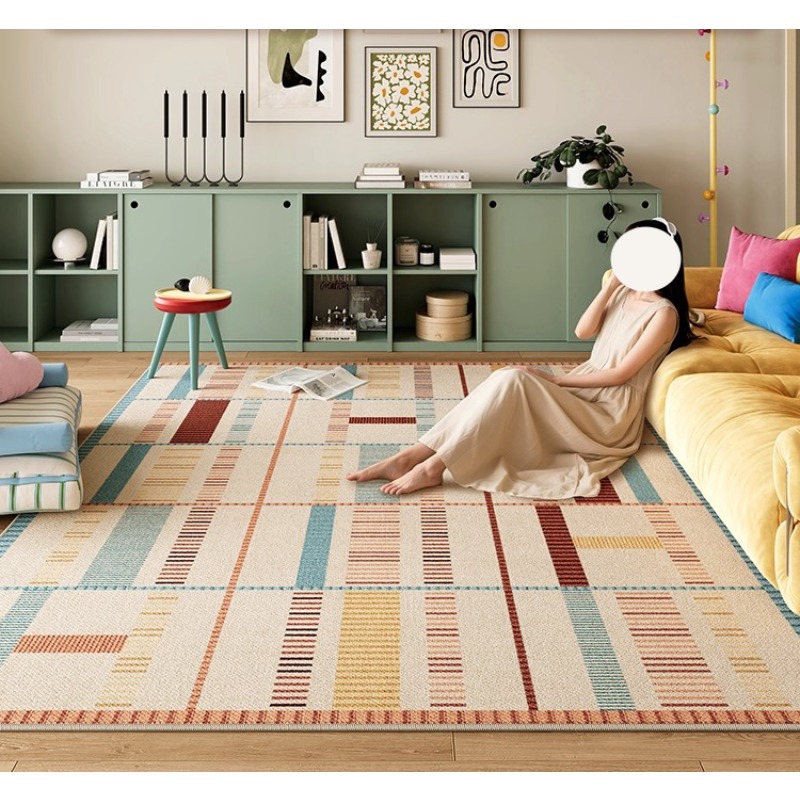 Home Decor Online Free - Geometric Pattern Living Room Carpet Modern