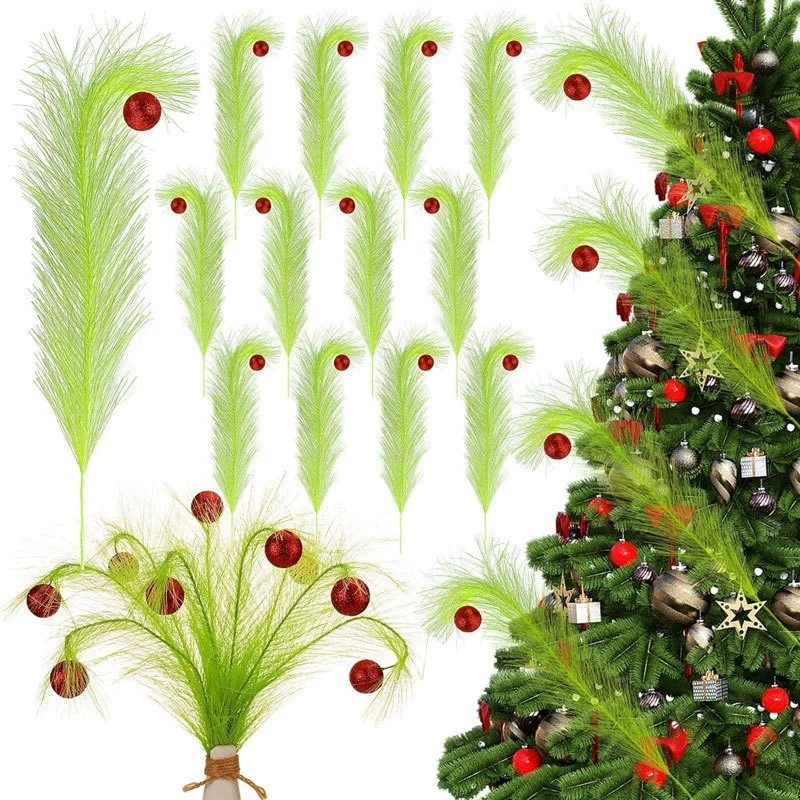 Christmas Twisted Green Branch - đánh giá và giá Pampas Grass Decor