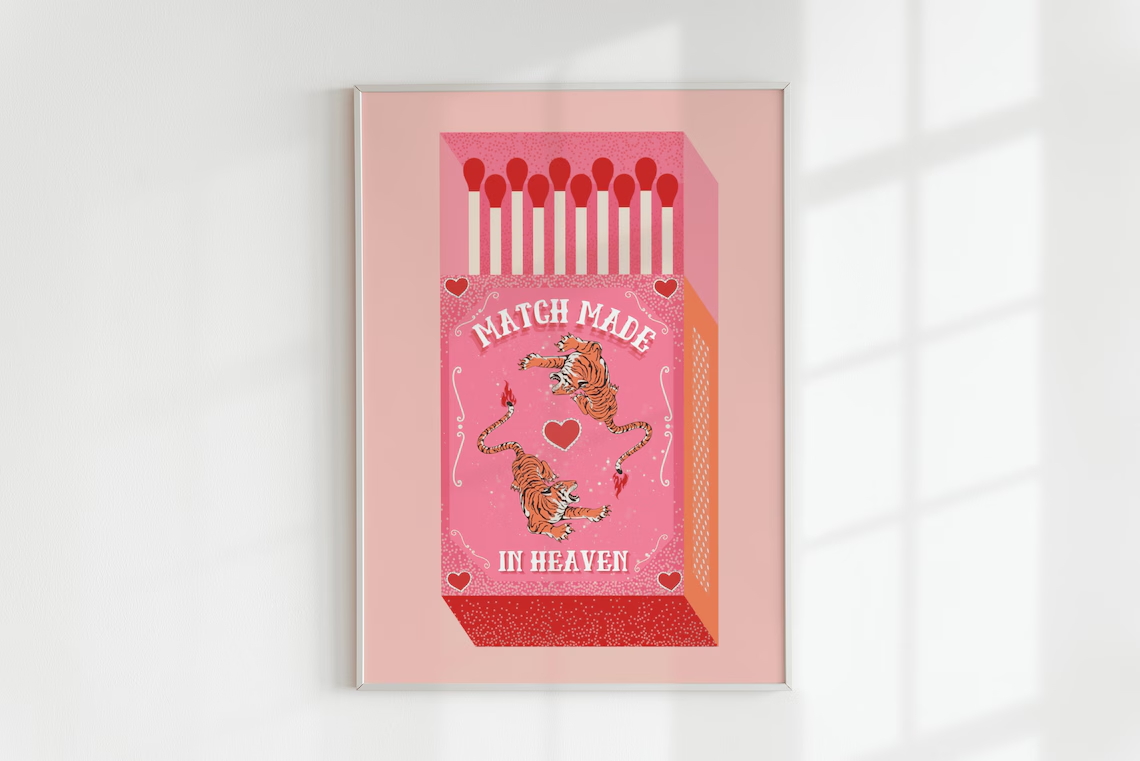 Match Made In Heaven Pink Matc - đánh giá và giá Home Decor Aesthetic
