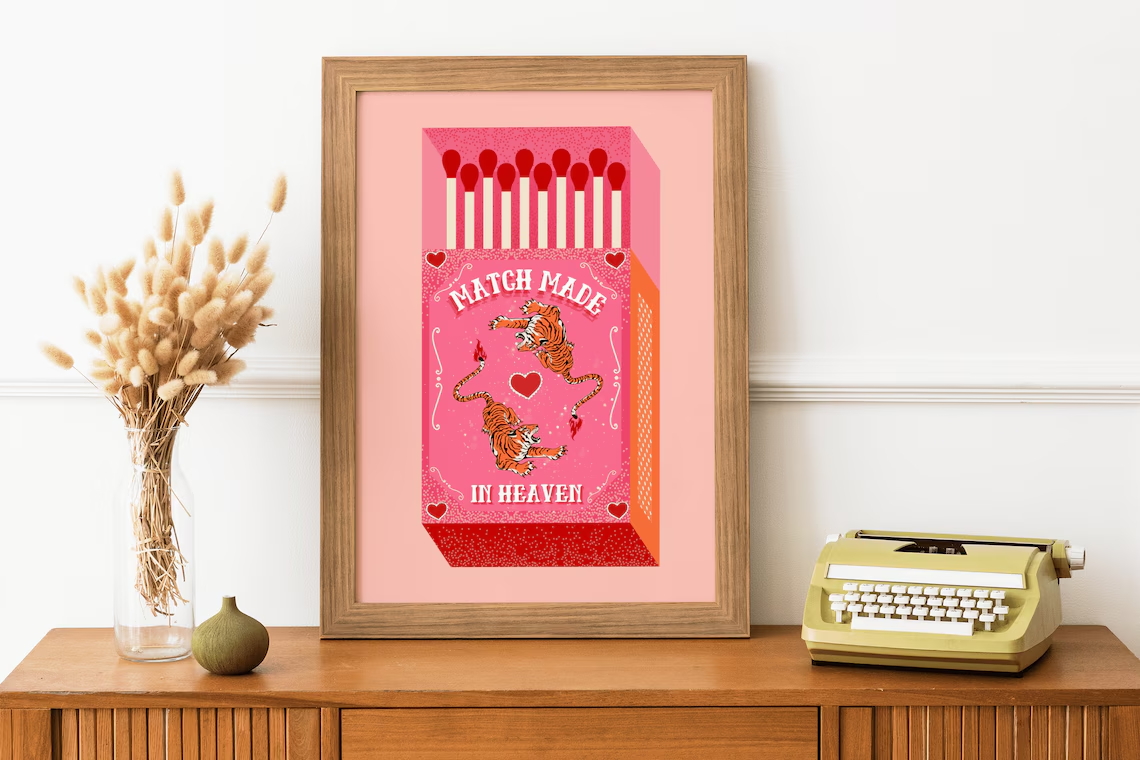 Match Made In Heaven Pink Matc - đánh giá và giá Home Decor Aesthetic