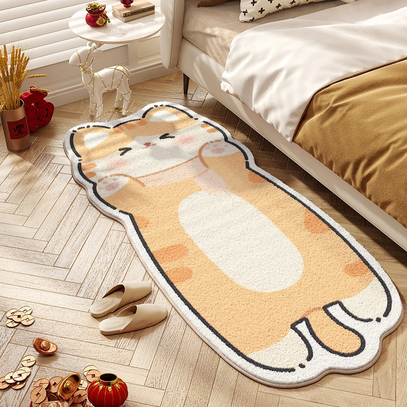 Cute Cat Carpet Bedroom Bedsid - đánh giá và giá Home Decor Online Free