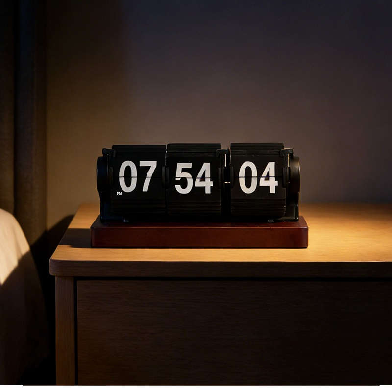 Vintage Wooden Desk Clock 3-Pa - đánh giá và giá Vintage Alarm Clock