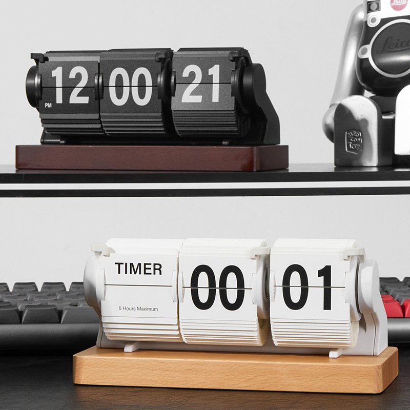 Vintage Wooden Desk Clock 3-Pa - đánh giá và giá Vintage Alarm Clock