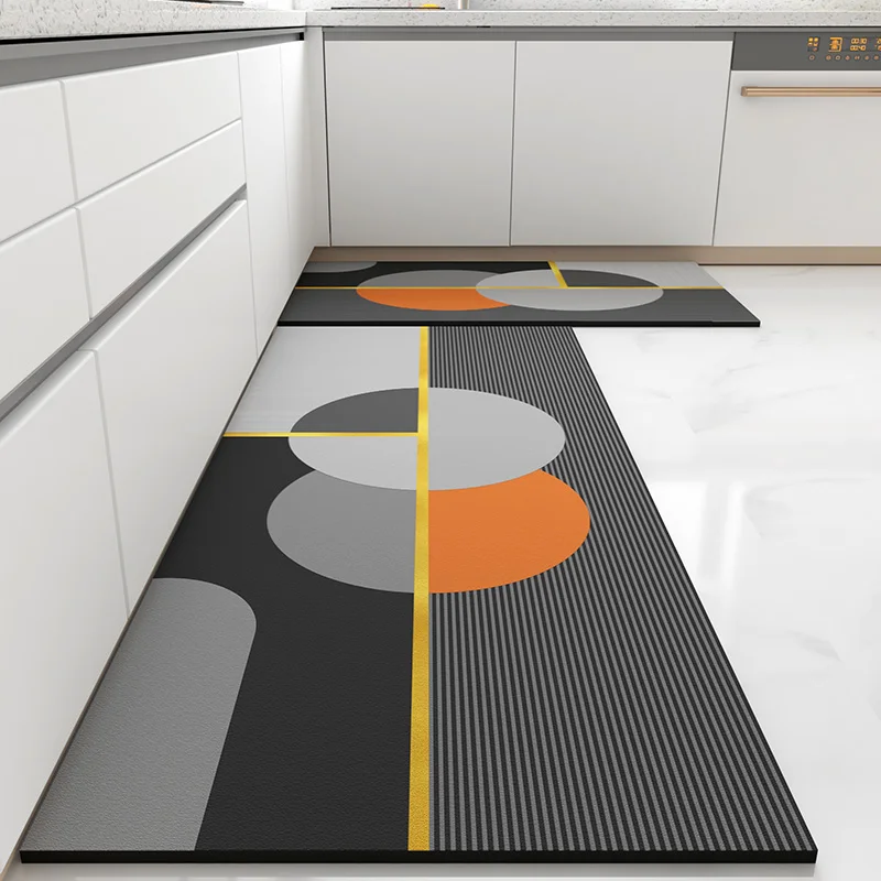 Kitchen Floor Mat Pvc Leather  - đánh giá và giá Home Decor Online Free