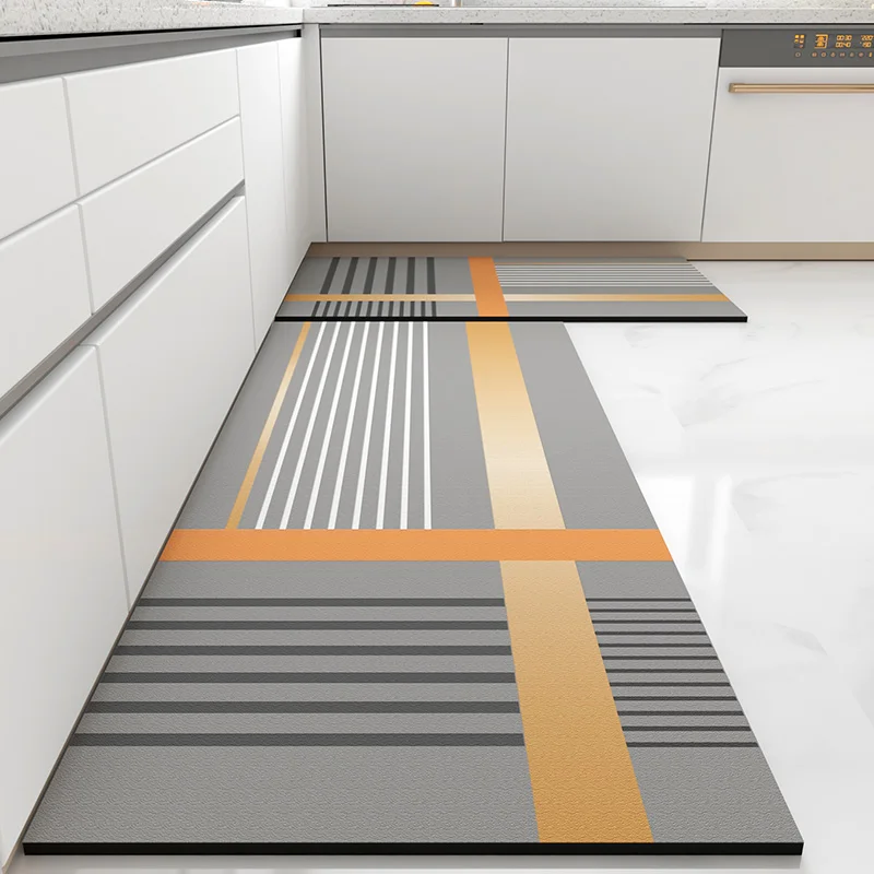Kitchen Floor Mat Pvc Leather  - đánh giá và giá Home Decor Online Free