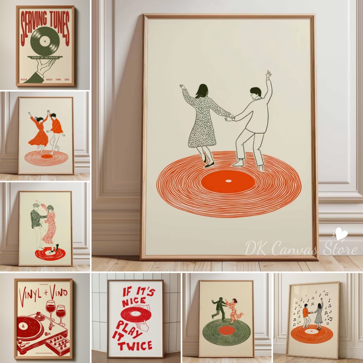 Retro Record Player Dancing Co - đánh giá và giá Home Decor Aesthetic Pinterest