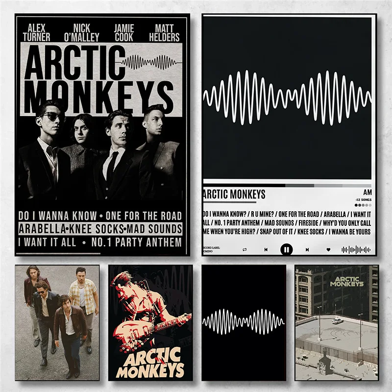 Vintage Arctic Monkeys Rock Ba - đánh giá và giá Home Decor Aesthetic Pinterest