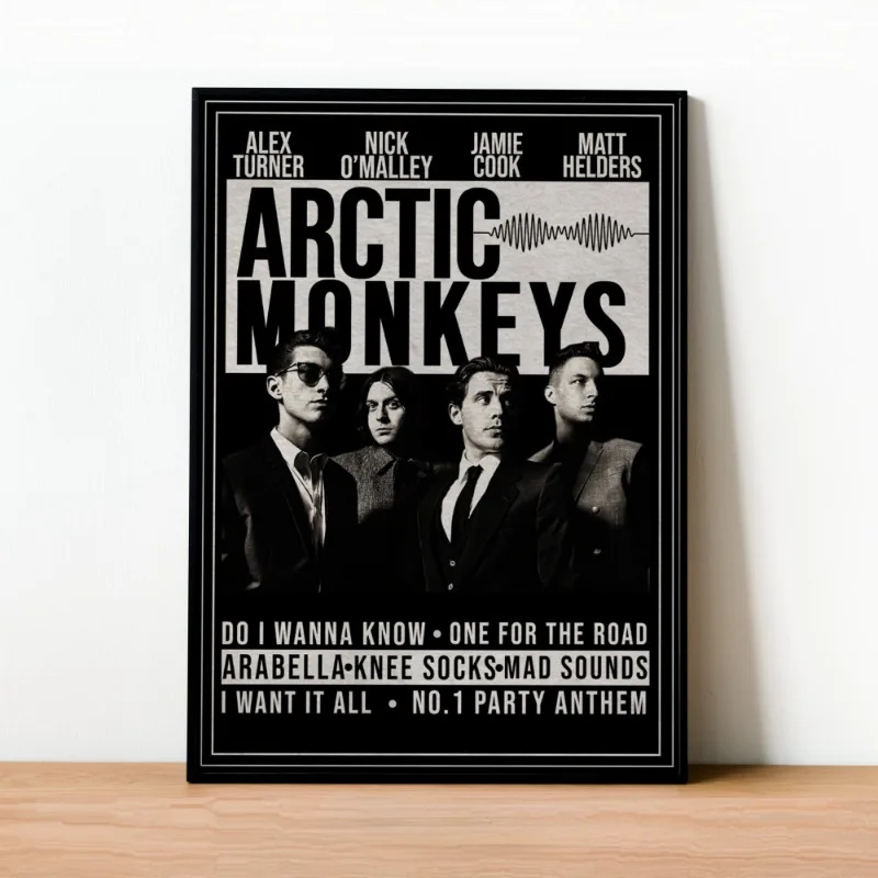 Vintage Arctic Monkeys Rock Ba - đánh giá và giá Home Decor Aesthetic Pinterest