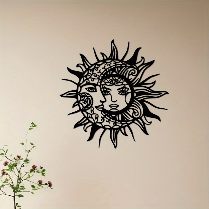 Sun and Moon Geometric Metal W - đánh giá và giá Home Decor Aesthetic Pinterest