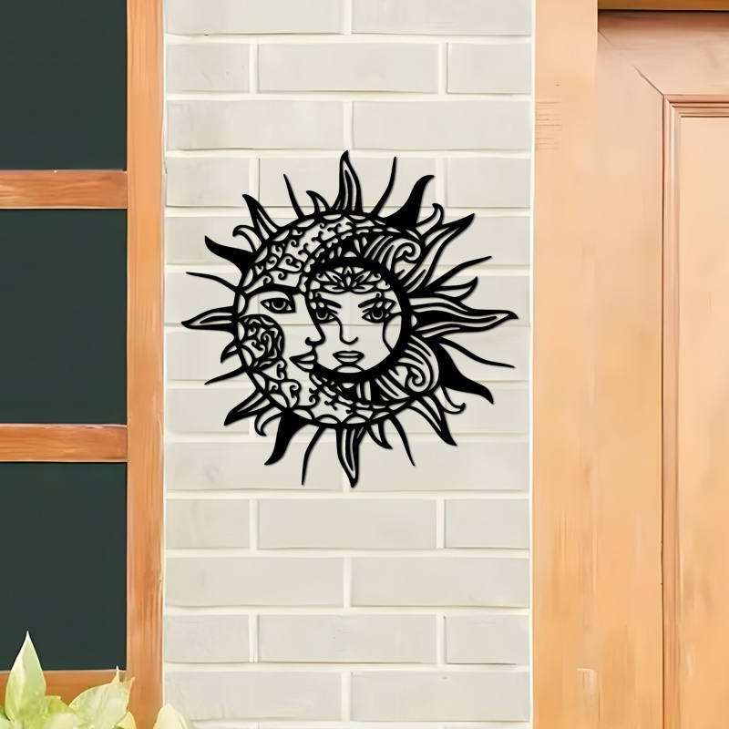 Sun and Moon Geometric Metal W - đánh giá và giá Home Decor Aesthetic Pinterest