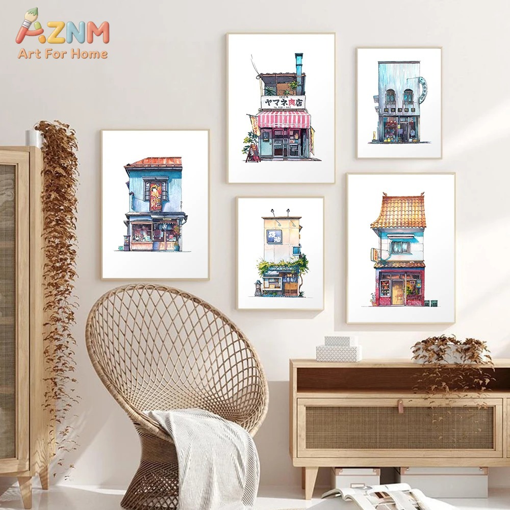 AZNM Japanese Storefront Water - đánh giá và giá Home Decor Shop