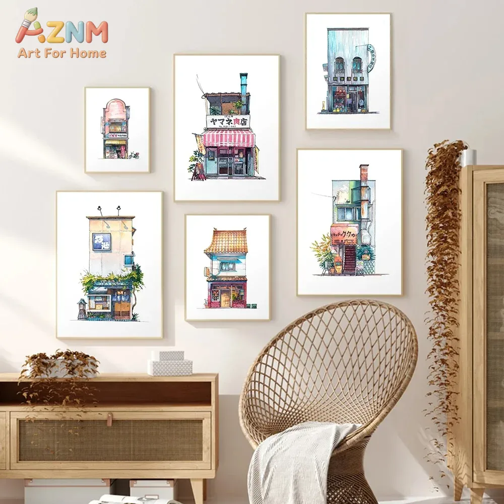 AZNM Japanese Storefront Water - đánh giá và giá Home Decor Shop