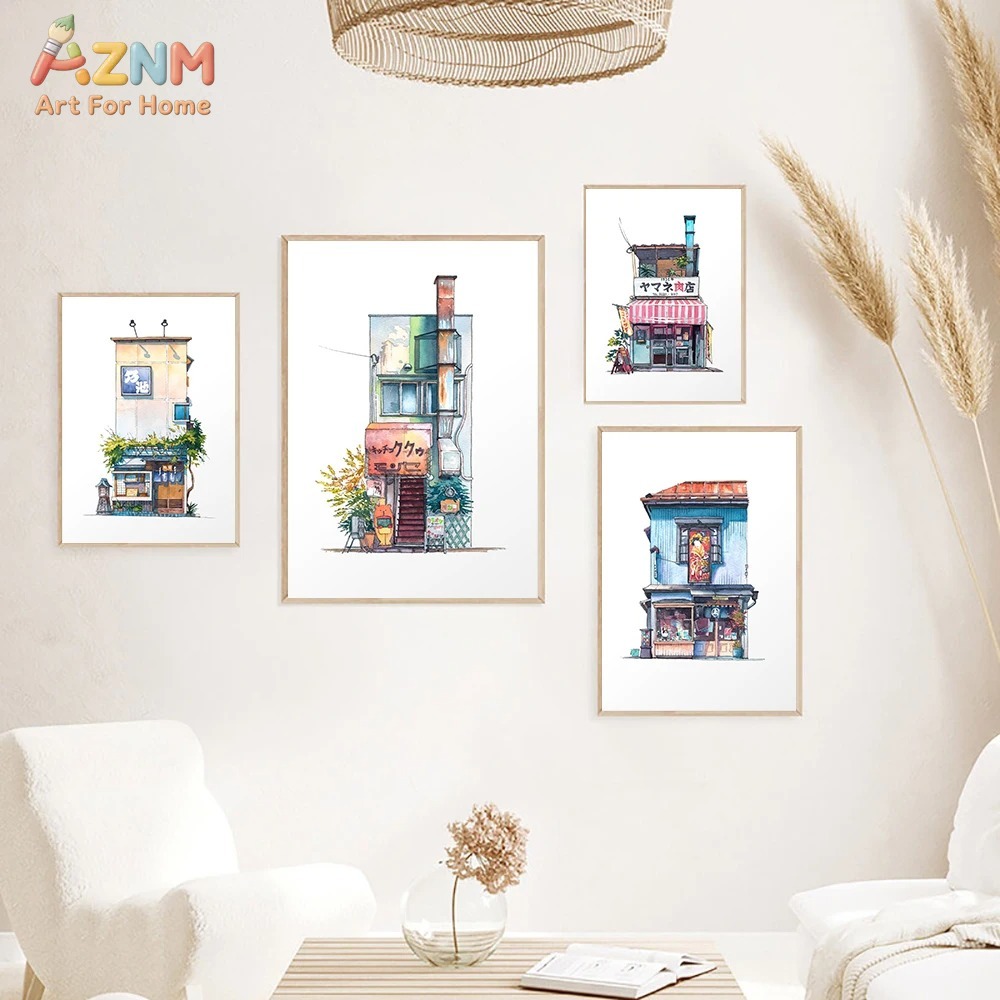 AZNM Japanese Storefront Water - đánh giá và giá Home Decor Shop