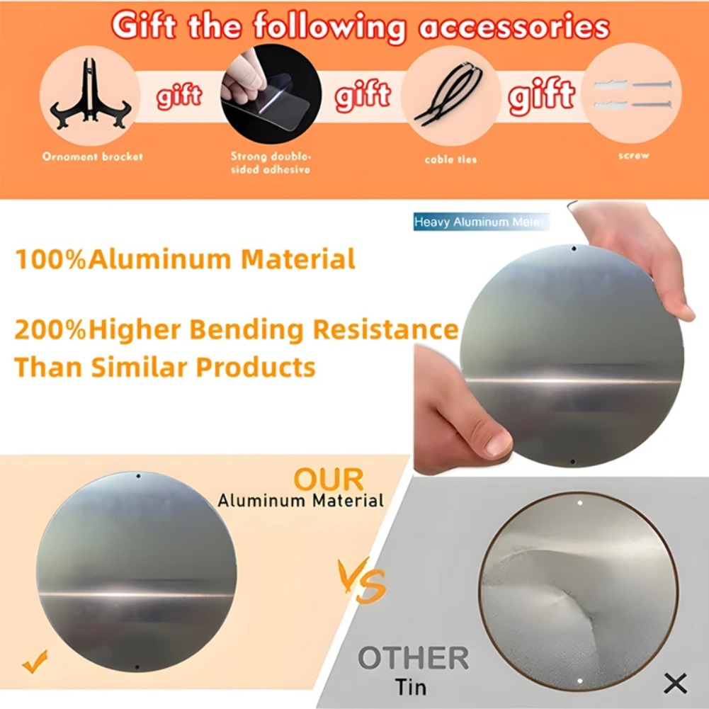 Round Metal Aluminum Mark - Wa - đánh giá và giá Home Decor Shop