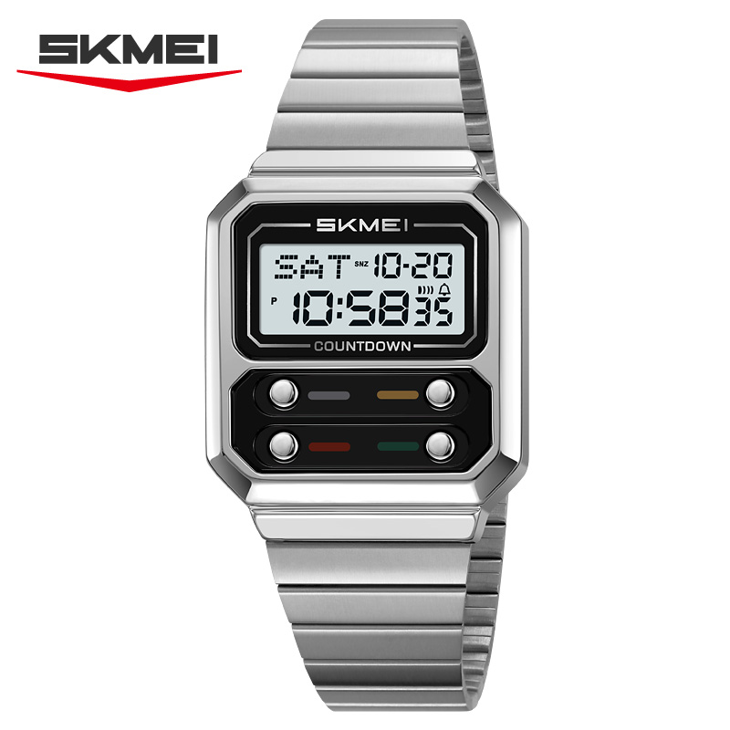 SKMEI 2448 Business Men's Retr - đánh giá và giá Vintage Alarm Clock