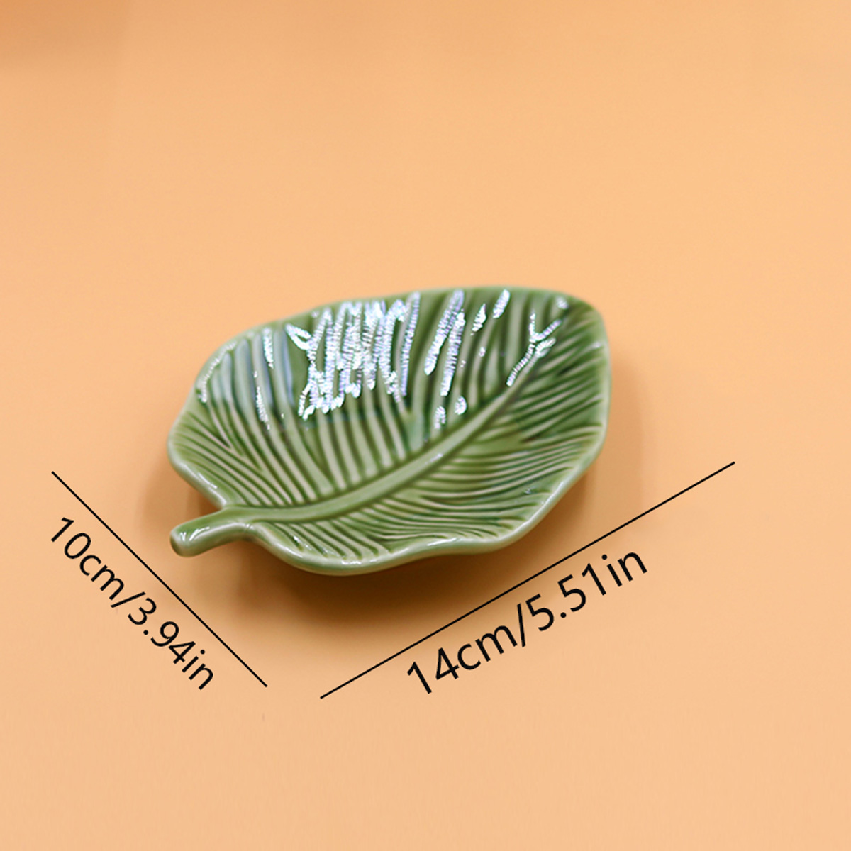 1Pcs Leaf-Shaped Jewelry Organ - đánh giá và giá Ceramic Trinket Dish