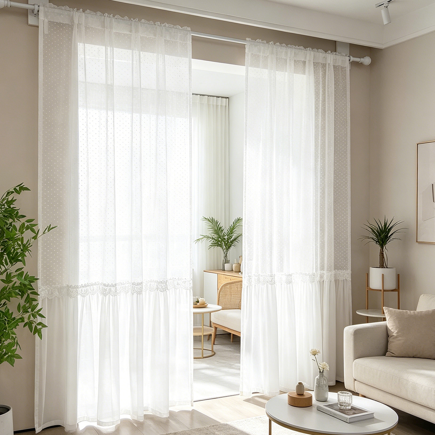 French Romantic Sheer Curtain  - đánh giá và giá Home Decor Wall Panels
