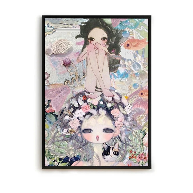 Aya Takano Decorative Prints W - đánh giá và giá Home Decor Aesthetic Pinterest