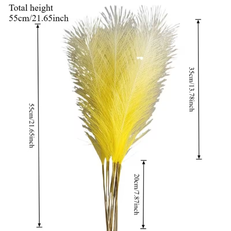10pcs Artificial Colored Pampa - đánh giá và giá Pampas Grass Decor