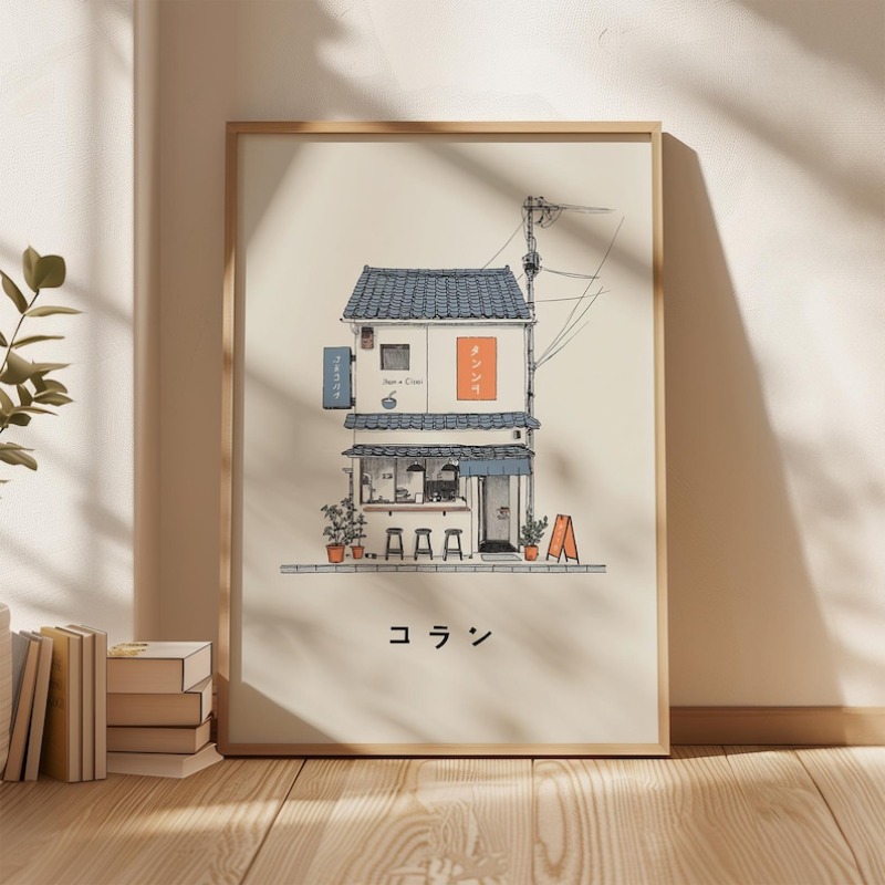 1pc Japanese Ramen Shop Canvas - đánh giá và giá Home Decor Aesthetic Pinterest
