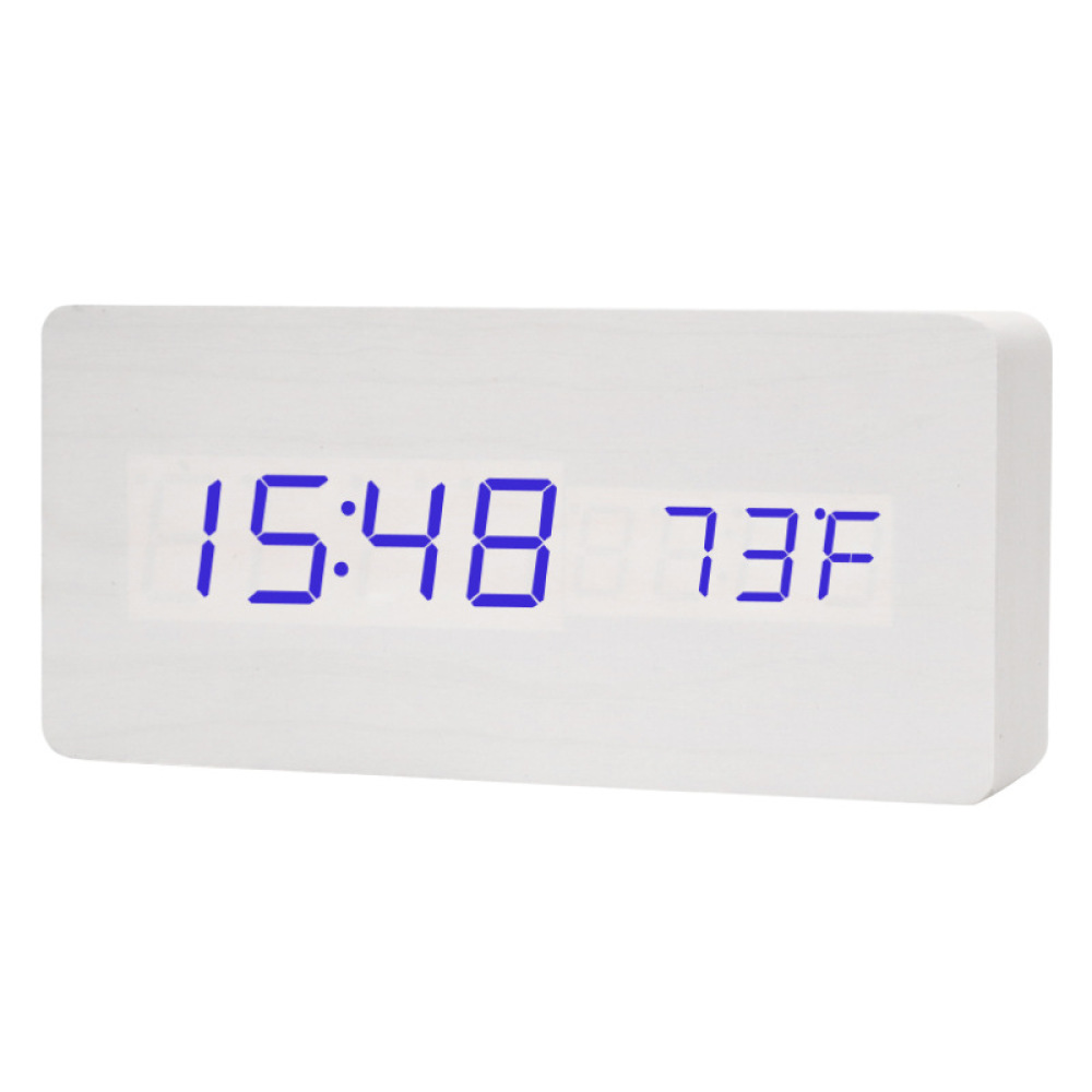 Vintage Wood LED Desk Clock Si - đánh giá và giá Vintage Alarm Clock