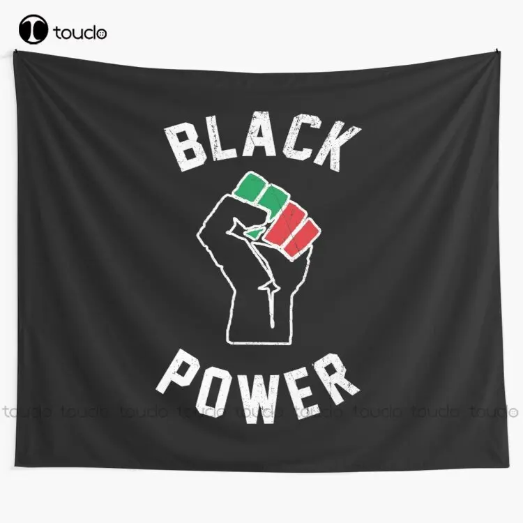 Black Power Fist Tapestry Tape - đánh giá và giá Home Decor Website
