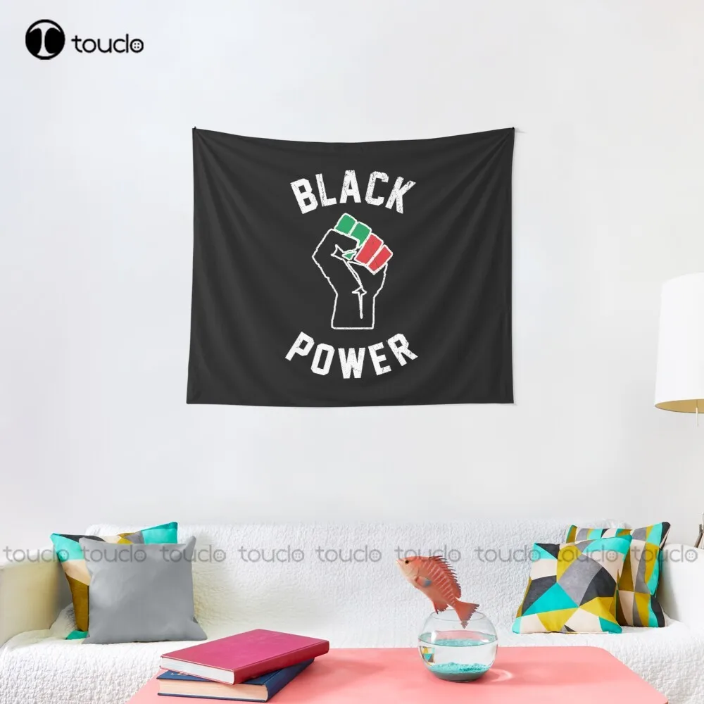 Black Power Fist Tapestry Tape - đánh giá và giá Home Decor Website