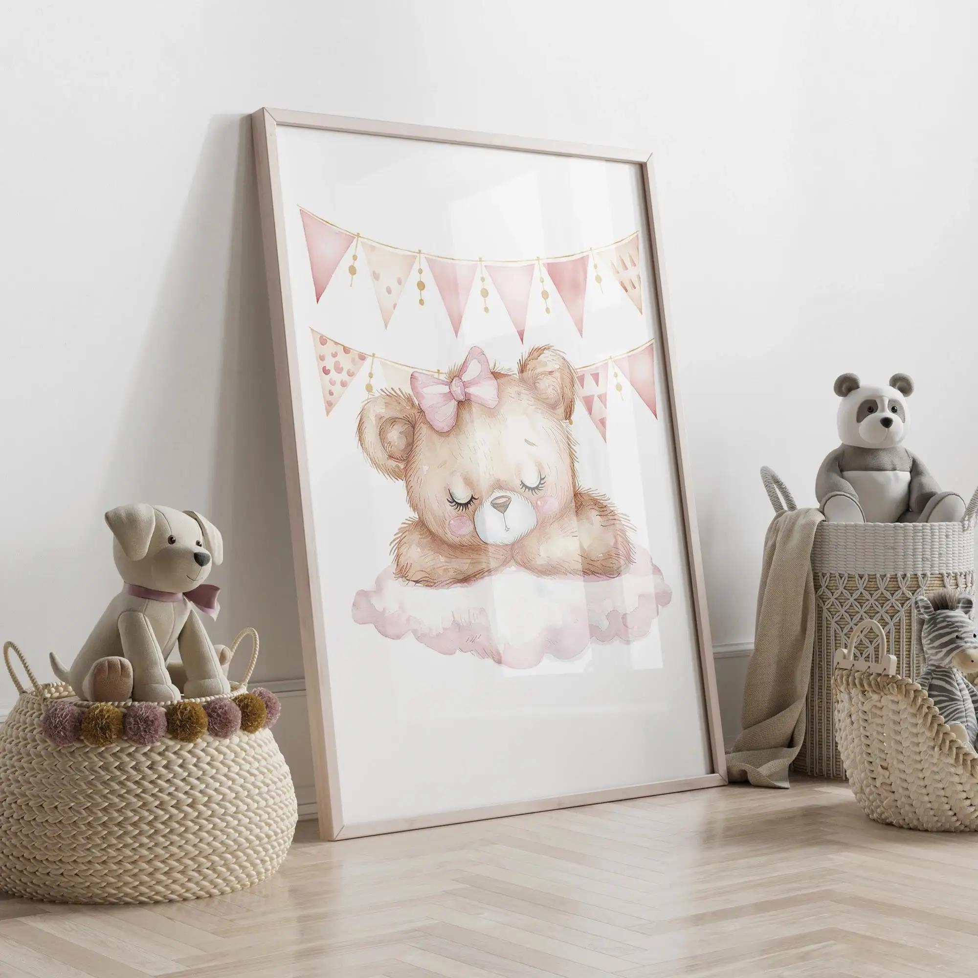 Pink Dream Bear Carousel Tent  - đánh giá và giá Home Decor Aesthetic