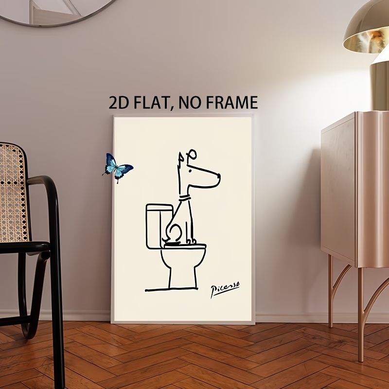 Modern,Retro Fun Dog Toilet Pi - đánh giá và giá Home Decor Aesthetic