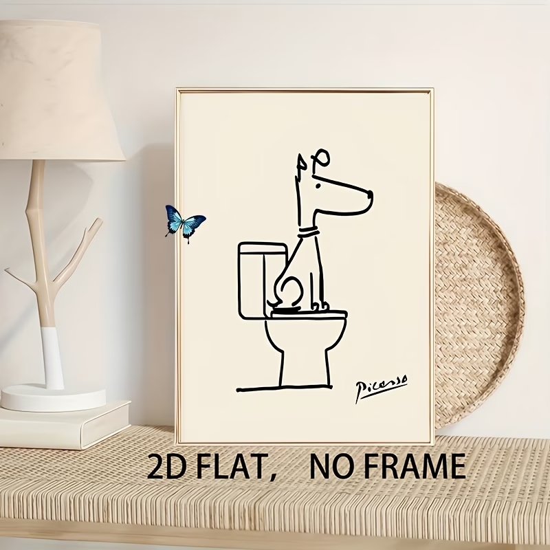 Modern,Retro Fun Dog Toilet Pi - đánh giá và giá Home Decor Aesthetic
