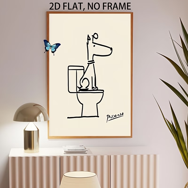 Modern,Retro Fun Dog Toilet Pi - đánh giá và giá Home Decor Aesthetic