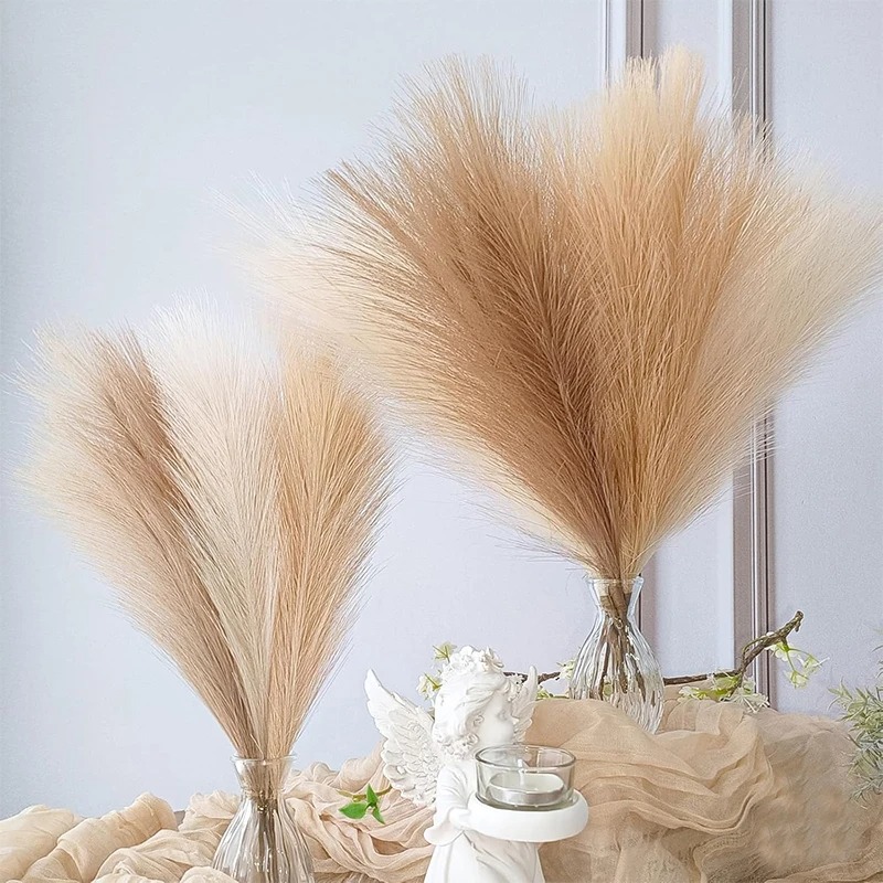5/10Pcs 55CM Artificial Pampas - đánh giá và giá Pampas Grass Decor