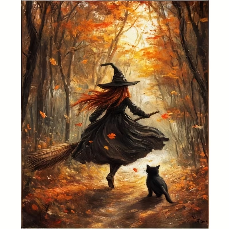 Retro Alloween Autumn Witch On - đánh giá và giá Home Decor Aesthetic