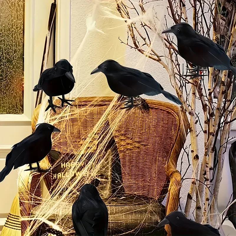 1PC Black Crow Halloween Decor - đánh giá và giá Home Decor Halloween