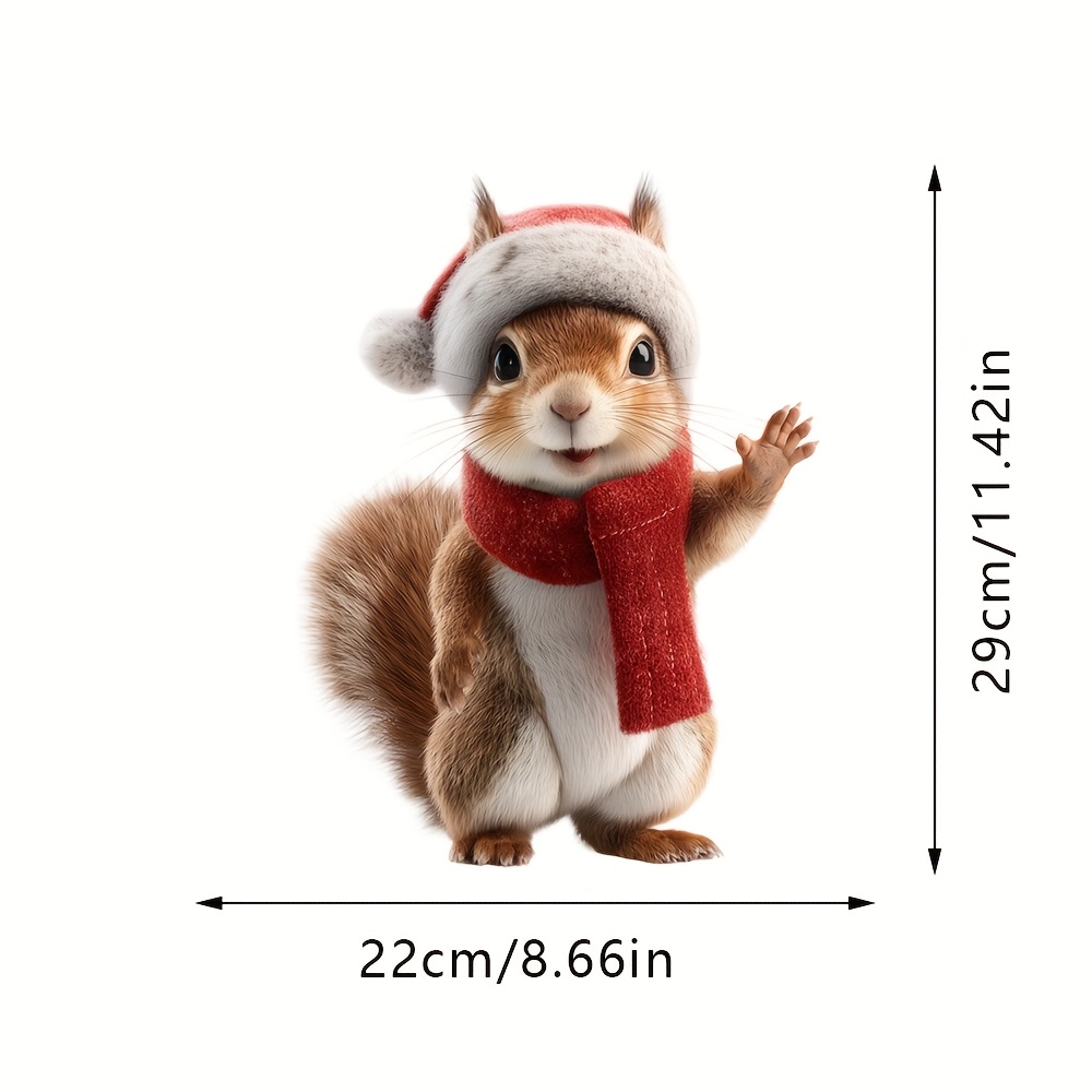 1pc Christmas Squirrel Window  - đánh giá và giá Home Decor Shop