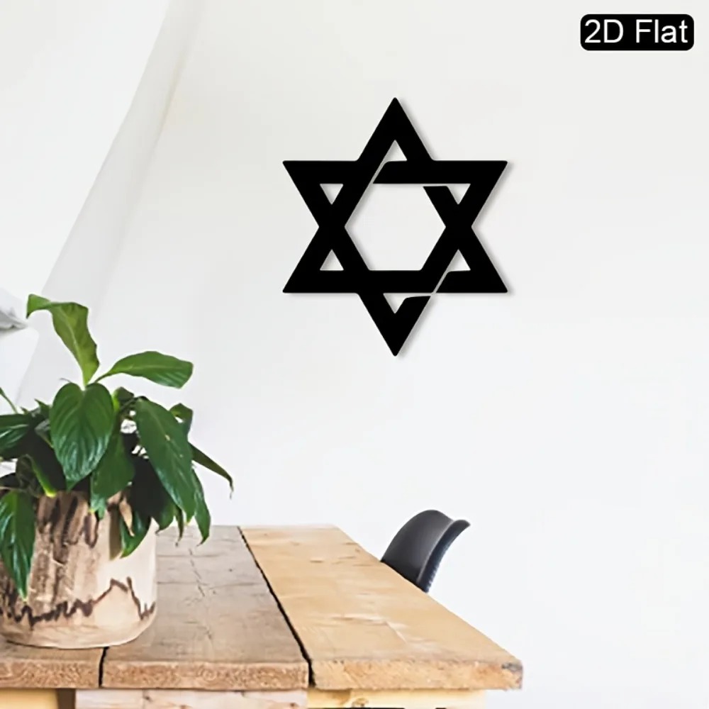 CIFBUY Iron Wall Art Star of D - đánh giá và giá Home Decor Living