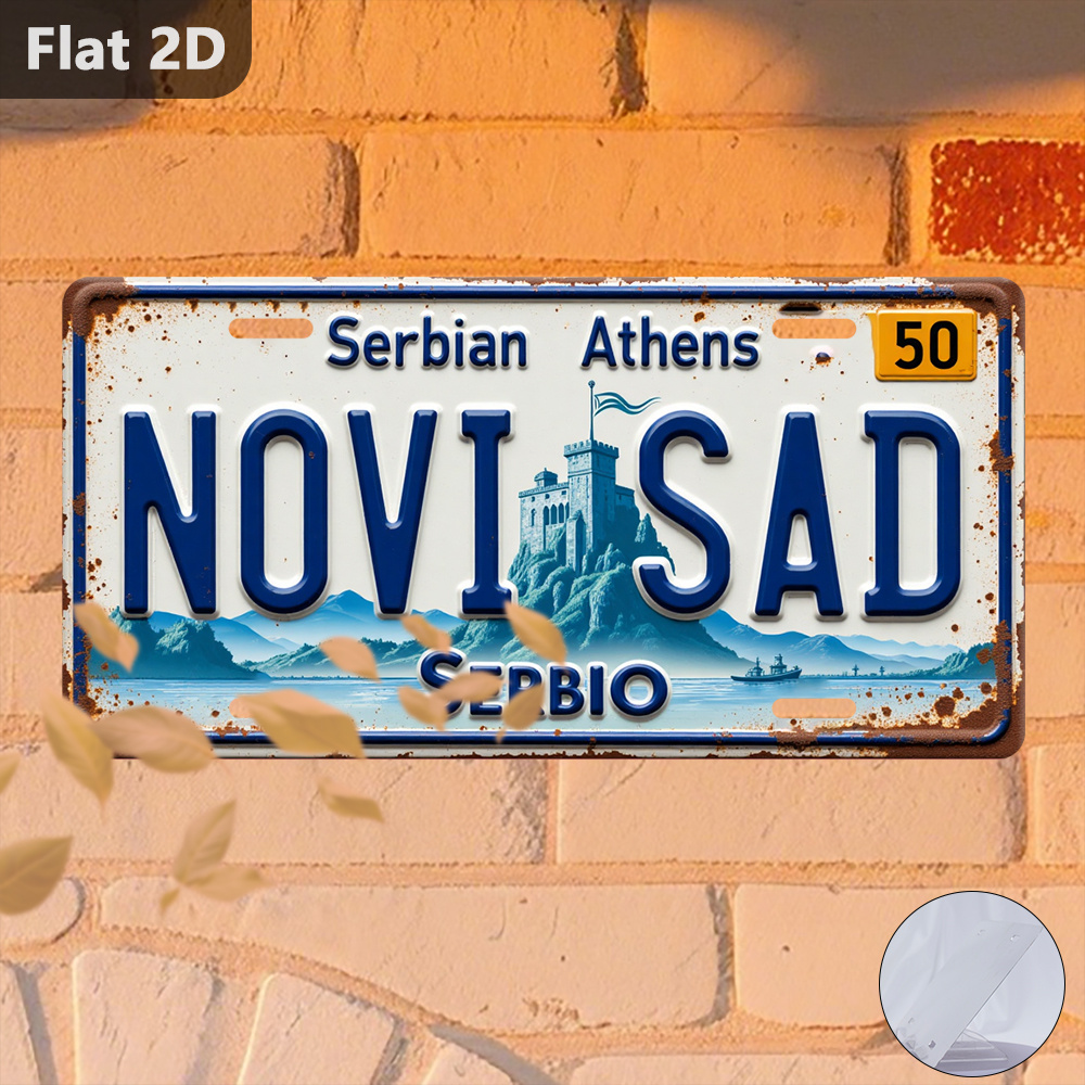Vintage 2D Tin Sign Novi Sad C - đánh giá và giá Home Decor Novi Sad