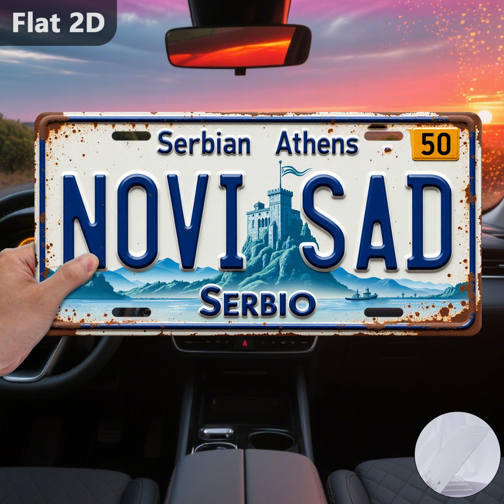 Vintage 2D Tin Sign Novi Sad C - đánh giá và giá Home Decor Novi Sad