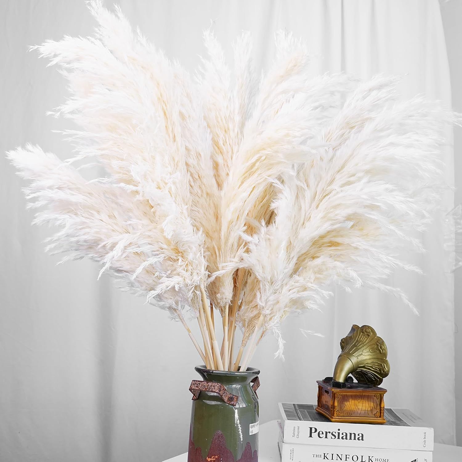 30PCS White Pampas Grass for H - đánh giá và giá Pampas Grass Decor