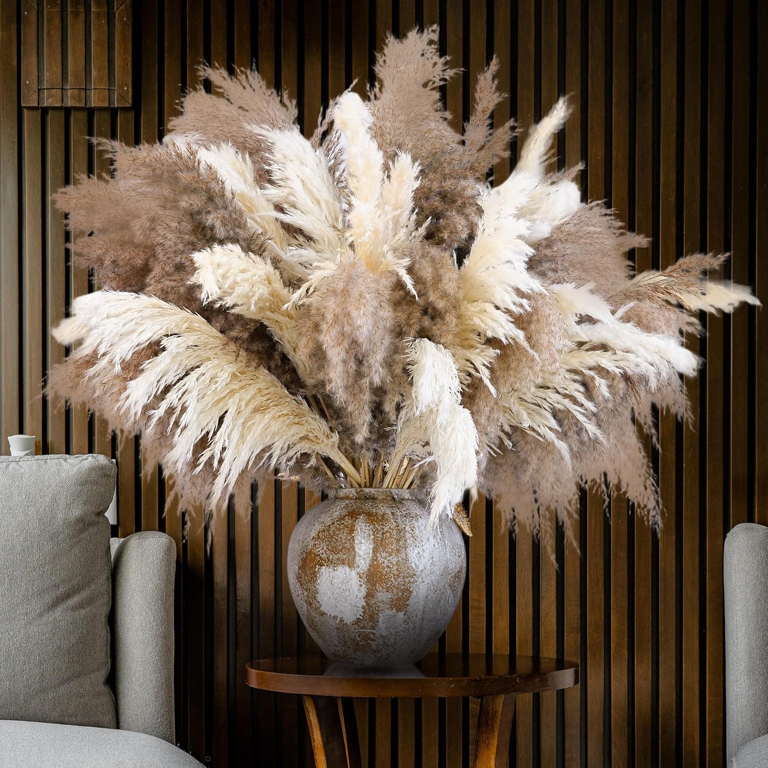 30PCS White Pampas Grass for H - đánh giá và giá Pampas Grass Decor