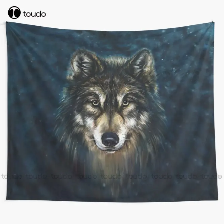 Artistic Wolf Face Tapestry Ta - đánh giá và giá Home Decor Website