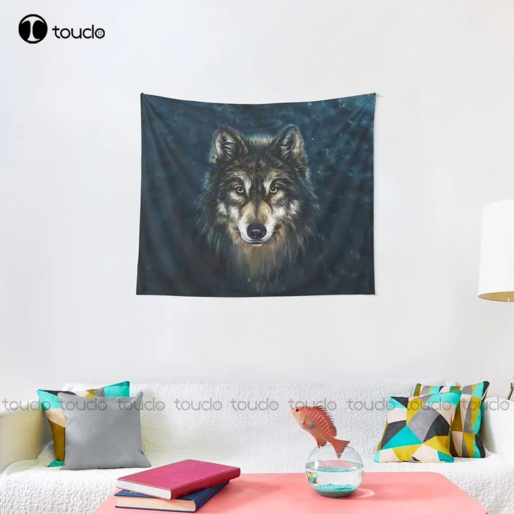 Artistic Wolf Face Tapestry Ta - đánh giá và giá Home Decor Website