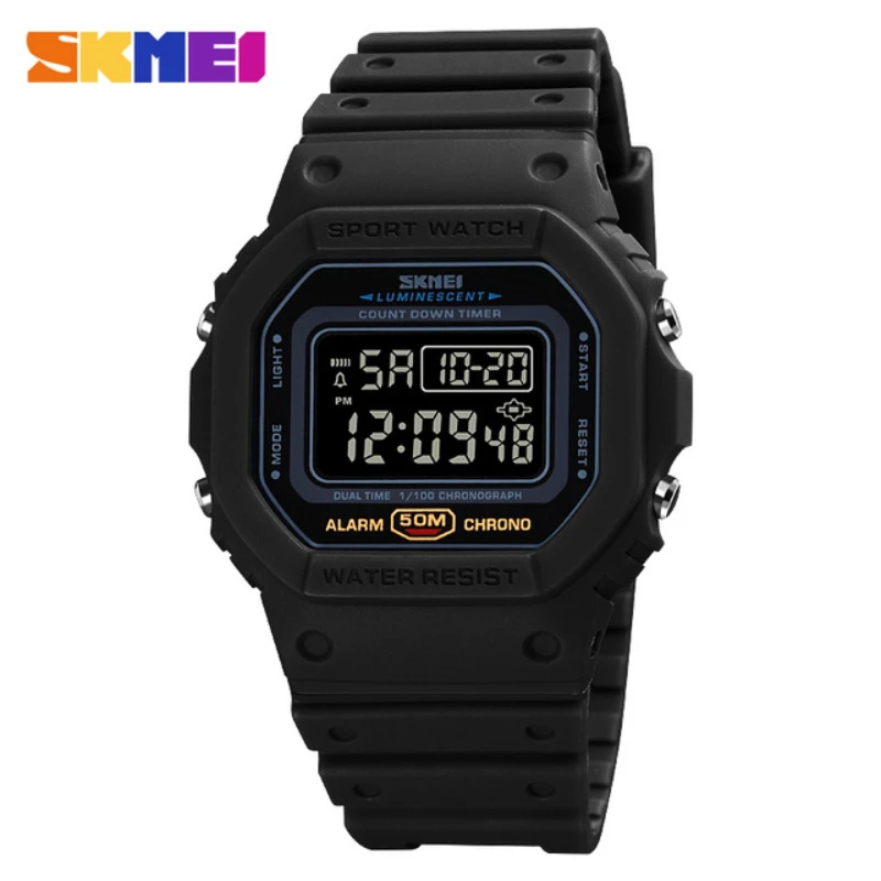 Skmei 1628 Military Digital Wa - đánh giá và giá Vintage Alarm Clock