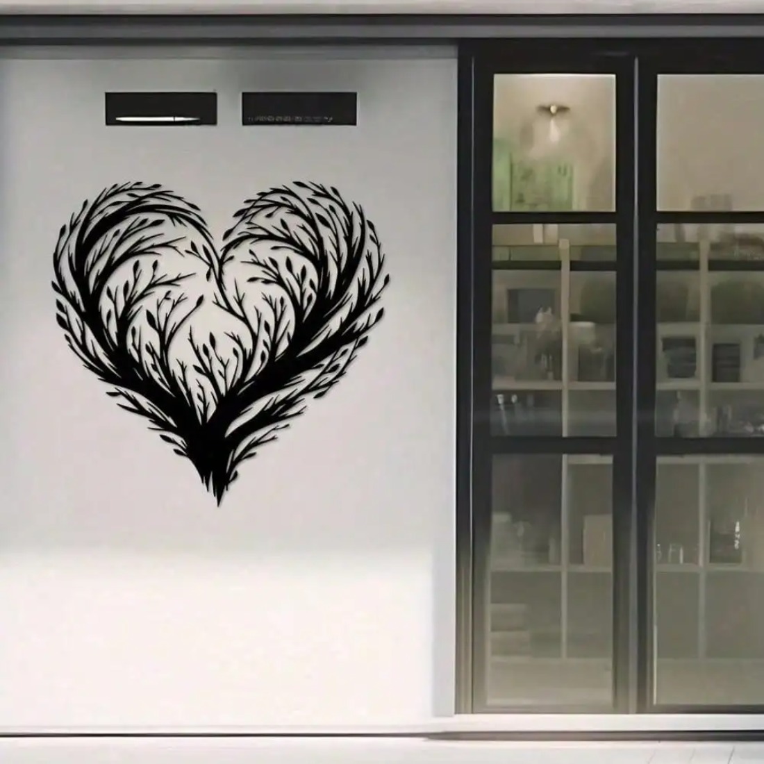 Heart Shaped Leaf Metal Wall A - đánh giá và giá Home Decor Wall Panels
